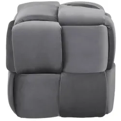 Hocker Ella Grau Samt