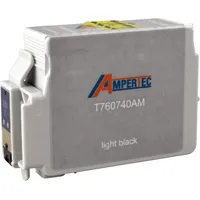 Ampertec Kompatible Tinte ersetzt Epson C13T760740 light black T7607