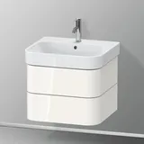 Duravit Happy D.2 Plus 57,5x49cm, weiß hochglanz, 2 Schubkästen