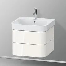 Duravit Happy D.2 Plus 57,5x49cm, weiß hochglanz, 2 Schubkästen