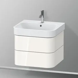 Duravit Happy D.2 Plus 57,5x49cm, weiß hochglanz, 2 Schubkästen