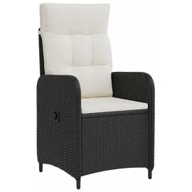 vidaXL Outdoortisch-Set 5 Stk.  Schwarz/Cremeweiß