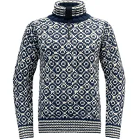 Devold of Norway Svalbard Wool Zip Neck night/offwhite (287A) XS