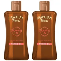 Hawaiian Tropic Glowing Protection Tanning Oil LSF 0 200 ml