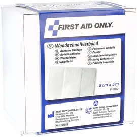 First Aid Only Pflaster Wundschnellverband 5 m x 8 cm 1 Rolle