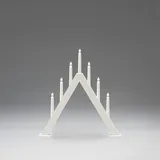 Konstsmide 3931-205 Schwibbogen Pyramide Warmweiß LED Weiß (matt)