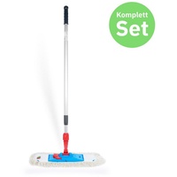 Hypafol rückenschonender Bodenwischer | Komplettset | 90-180cm Teleskopstiel aus