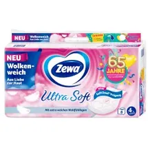 Zewa Ultra Soft 4-lagig 8 Rollen
