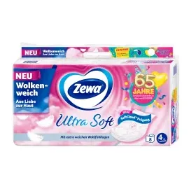 Zewa Ultra Soft 4-lagig 8 Rollen