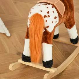 Homcom Schaukelpony braun