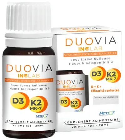 Inolab DuoVia Kombination Vitamin D3 Und K2 MK7 20ml