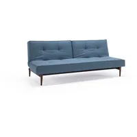 Innovation Living Schlafsofa Splitback Styletto dunkel Stoff Light Blue