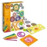 Sentosphere Sentosphère 3920810 Bastelset Spiralart Mandala, Kreativ-Set, DIY für Kinder und Erwachsene