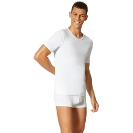 SCHIESSER UNCOVER by SCHIESSER Herren T-Shirt 2er Pack - Vorteilspack, V-Ausschnitt, S-3XL Weiß M