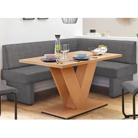 Home Affaire Nils 182 x 89 x 142 cm Strukturstoff langer Schenkel links anthrazit