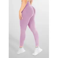 SMILODOX Damen Leggings Batik Scrunch Rosa rosa M