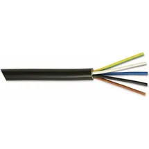 ENEROID PVC Erdkabel NYY-J 0,6/1 kV mit CU-Leiter 5x1,5 RE, schwarz, Ring, 100 m