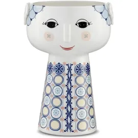 Bjorn Wiinblad Bjørn Wiinblad Eva Vase, H18.5 blau