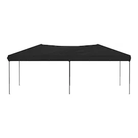 vidaXL Partyzelt Faltbar Schwarz 3x6 m