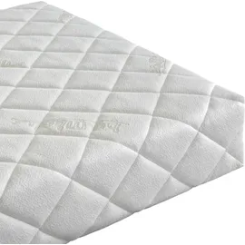 xaluca Matratze 80X200 Visco Soja Höhe18 cm Bezug mit Memory Foam Bambusgewebe
