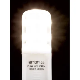 Orion Leuchten LED-Lampe G9/2,5W 25W 280 lm 3000 K warmweiß,