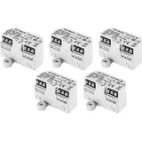 eQ-3 HOMEMATIC IP Smart-Home-Steuerelement "Rollladenaktor - Unterputz 5er Set", weiß, B:5,4cm H:3,3cm T:4,1cm, Smart-Home-Stationen