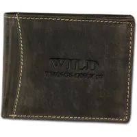 Wild Things Only Herren Brieftasche Geldbörse braun Leder D2OPJ103N - Braun