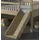 Vipack Hausbett Forrest 90 x 200 cm Eiche massiv geölt beige