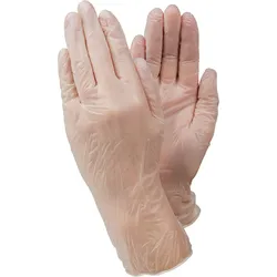 Vinyl-Einweg-Handschuhe, transparent, 10
