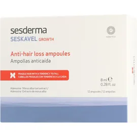Sesderma Seskavel Growth Anti-Hair Loss Ampullen, 96ml (12x 8ml)