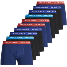 JACK & JONES JACLEE TRUNKS Schwarz/Blau L 10er Pack