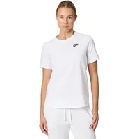 Nike Sportswear Club Essentials T-Shirt Damen 100 white S