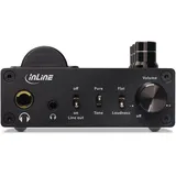 InLine AmpUSB-EQ, Hi-Res DSD Kopfhörer-Röhrenverstärker+ Equalizer, USB DAC