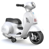 TURBO CHALLENGE Elektro-Motorrad "Mini Vespa in Weiß - Ab 2 Jahren