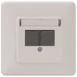 Rutenbeck UM-Cat.6A iso-UMD 2 Up Cat.6A iso-Anschlussdose modular 139102040 (139102040)