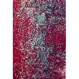 Brunnen 204007124 Holografiefolie 50x100cm Kleinröllchen, rot, 85 g/m2, selbstklebend