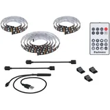 Paulmann LED-Streifen EntertainLED USB LED Stripe 2,4m RGB dimmbar, für 65 Zoll Fernseher