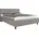 Polsterbett grau grau 187cm Polsterbett