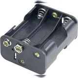 goobay 6x Mignon (AA) Druckknopfanschluss (L x B x H) 58 x 28 x 47 mm