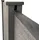 prestige home living outdoor WPC Sichtschutzzaun 5x Zaunelement + 6x Pfosten - 8,9m - Grau