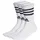 adidas 3-Streifen Cushioned Crew Socken 3 Paar White / Black 49-51