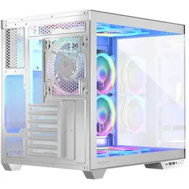 MODECOM VOLCNO Panorama Apex ARGB 3F MIDI WEISSES Gehäuse,
