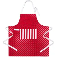 Homescapes Kochschürze ‚Polka Dots‘ 100% Baumwolle,