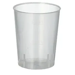 Papstar 50 Mehrweg-Gläser für Schnaps PP 4 cl Ø 4,3 cm · 5,2 cm unzerbrechlich