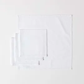 Homescapes STOFFSERVIETTEN 4er-Set weiß 45/45 cm, 100% Baumwolle