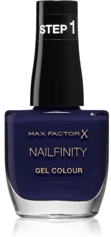 Max Factor Nailfinity Gel Colour Gel-Lack für Fingernägel - keine UV/LED Lampe erforderlich Farbton 875 Backstage 12 ml