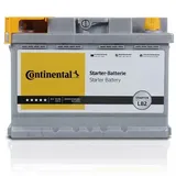 Continental Autobatterie 60Ah 580A für Alfa Romeo, Audi, BMW, Chevrolet, Chrysler, Citroën, Dacia, Daimler, Fiat