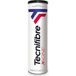 Tennisbälle Tecnifibre - X One 4er Dose EINHEITSGRÖSSE