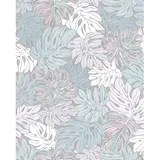 Marburg Vliestapete Floral Blatt Violett-Blau 10,05 m x 0,53 m FSC®