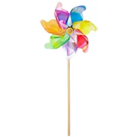 Dehner Windrad mit Lichtreflektion Ø 42 cm Höhe 109 cm Bunt